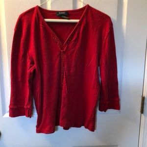 Ralph Lauren red knit
